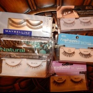 Lot of 8 Ardell and Maybelline Lashes